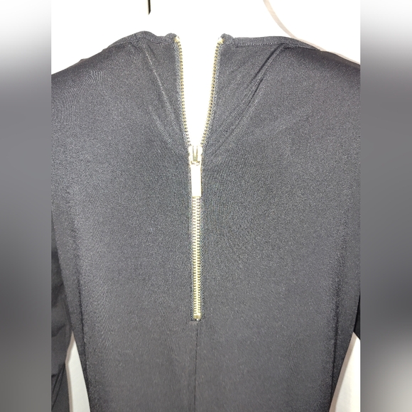 NWOT Michael Kors Black 3/4 Sleeve Shift Dress - Picture 5 of 16